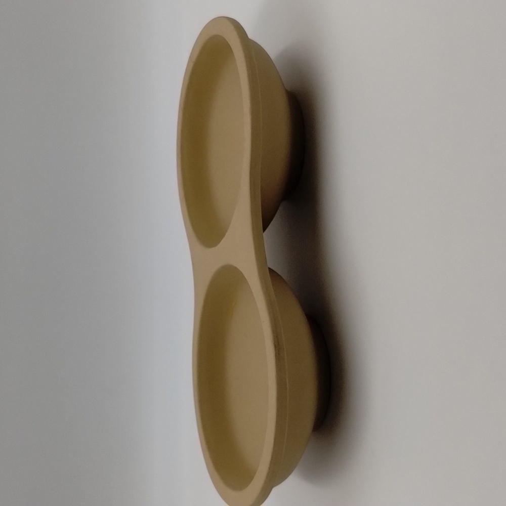 Pampered Chef Double Egg Microwave Cooker Stoneware